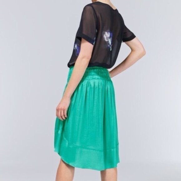 Aritzia Wilfred La Tour Skirt Draped High Lo High Waisted Birch Size XS - Picture 16 of 16